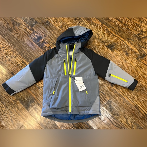 NWT Zara Kid’s Ski Collection Ski Jacket Sz. 8 - Picture 1 of 10